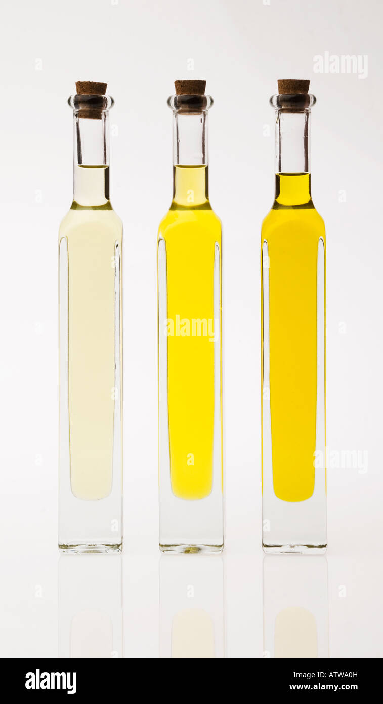 3 grades of Australian olive oil Stock Photo Alamy