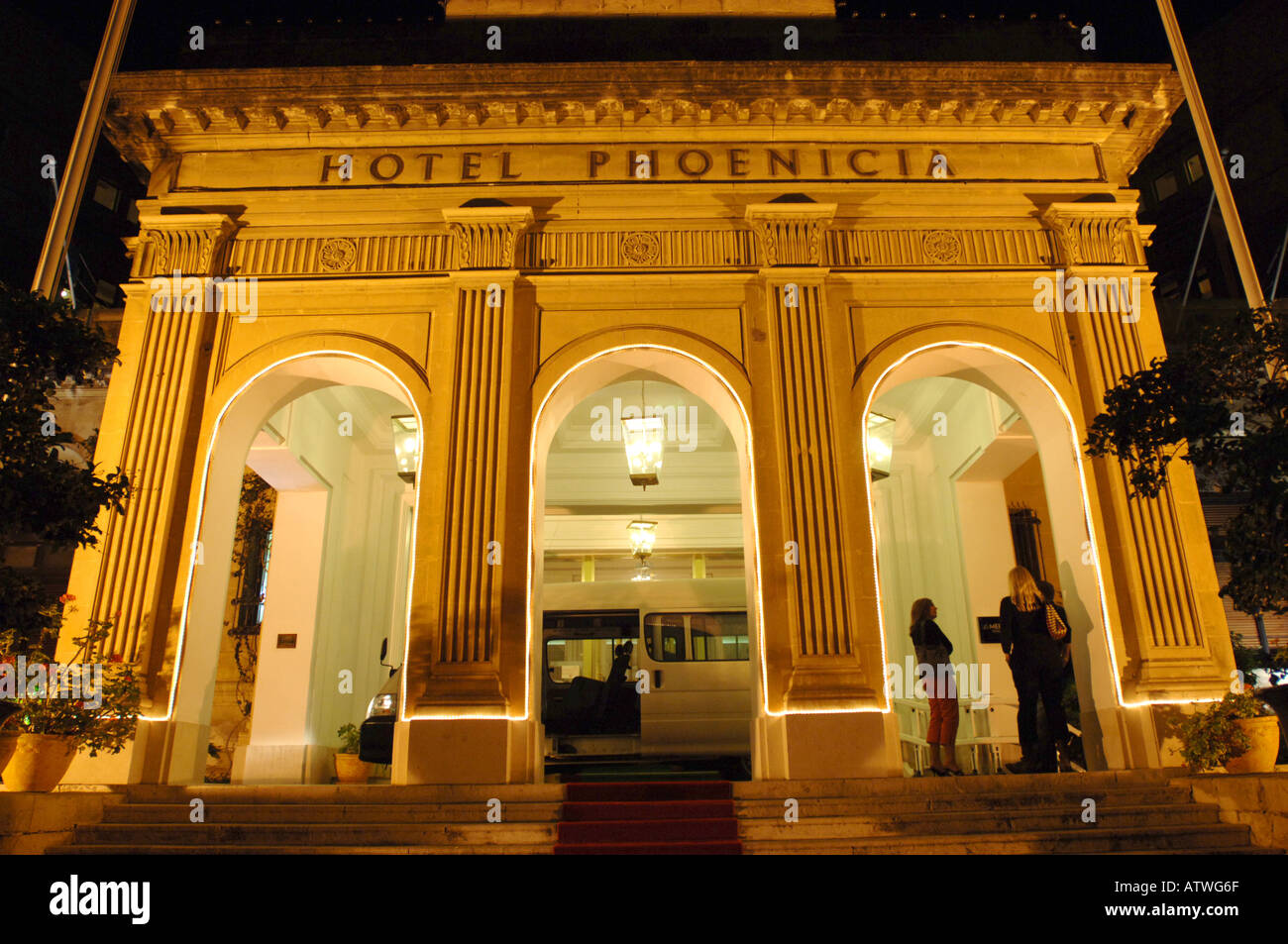 Phoenicia Hotel Valletta The Island Of Malta Stock Photo Alamy