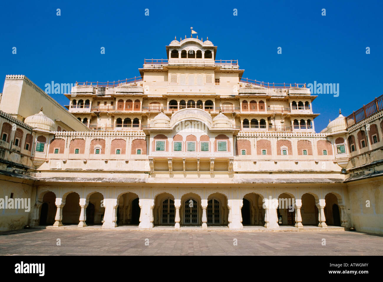 City Palace, Jaipur, Rajasthan, India Stock Photo