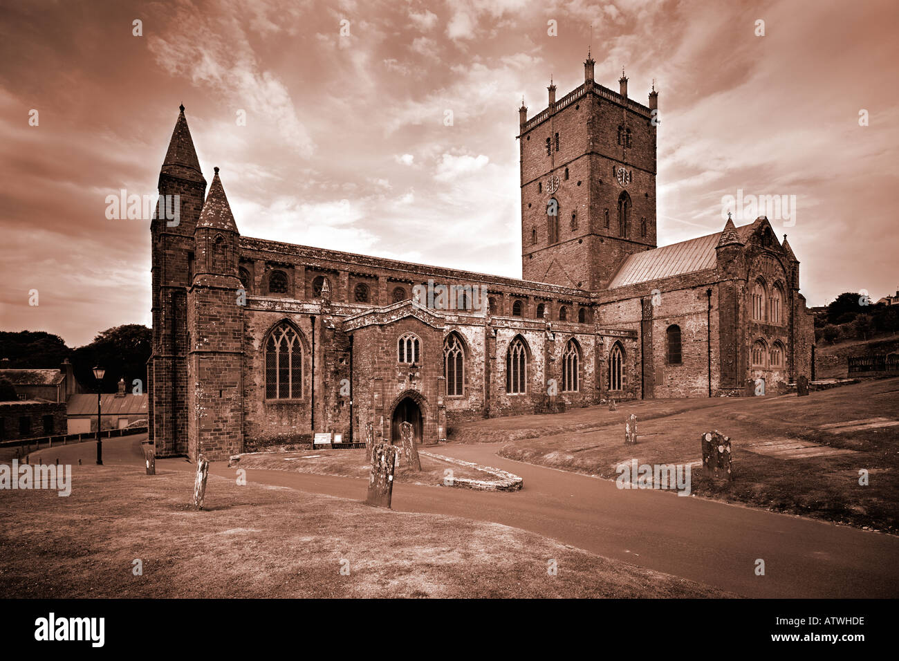 St Davids Cathedral St Davids wales Stock Photo - Alamy