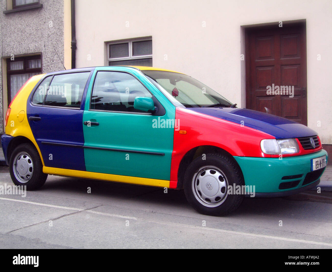 Colorful, Colourful VW Polo Stock Photo - Alamy