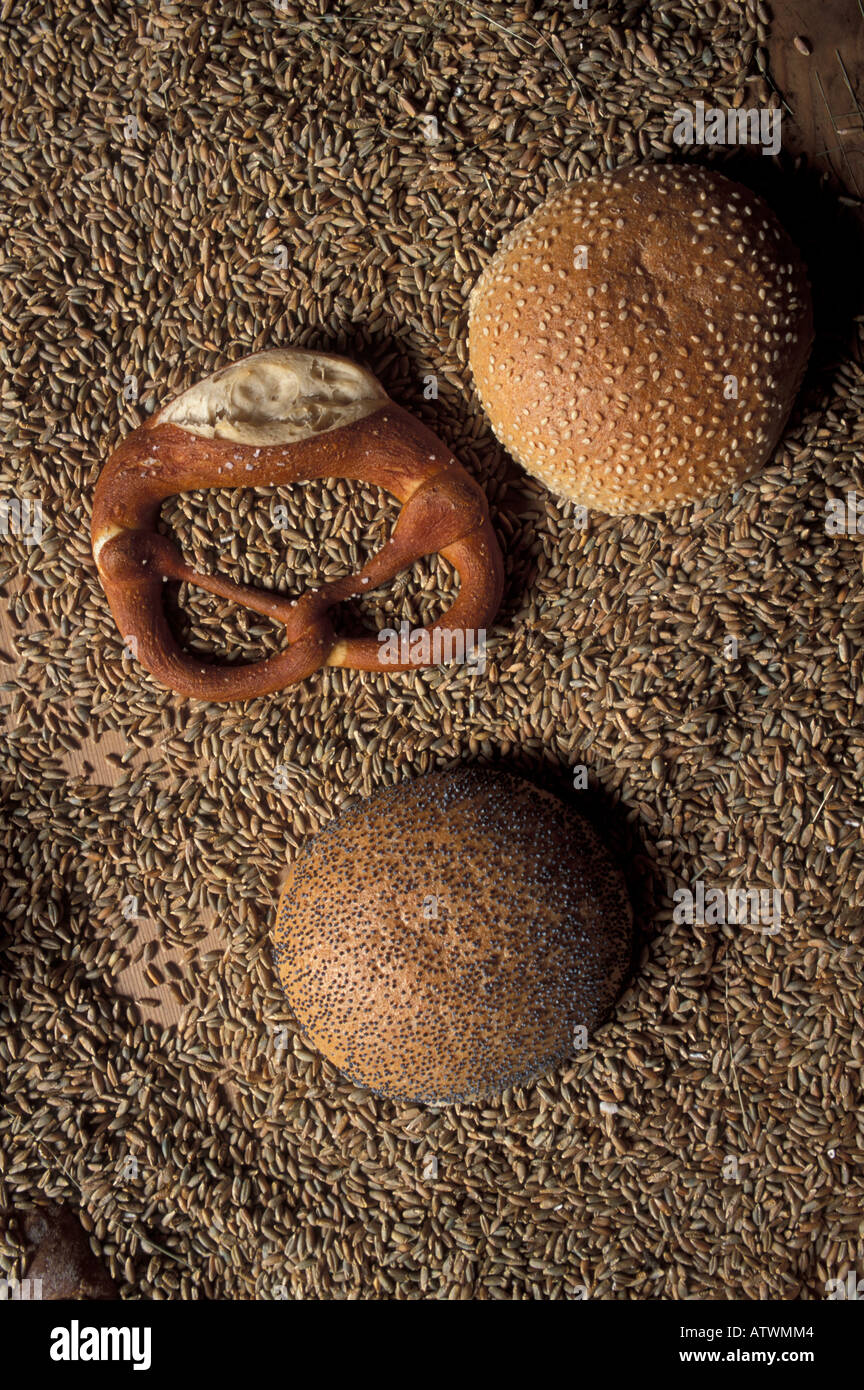 Backerei Konditorei bread Saint Walburg Val d Ultimo Val Pusteria Trentino Alto Adige Italy Stock Photo