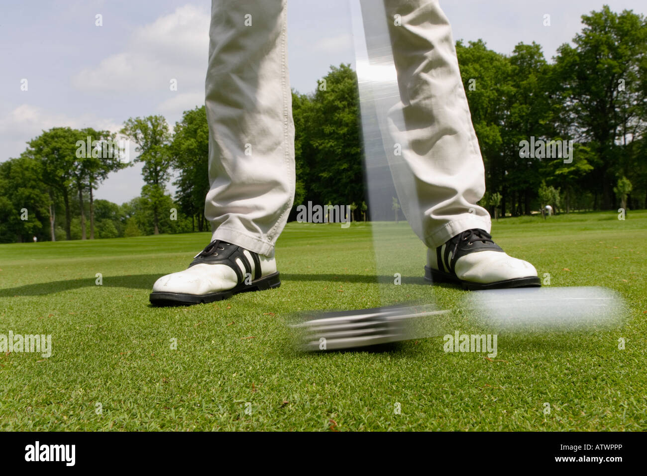 golf green putting Stock Photo Alamy