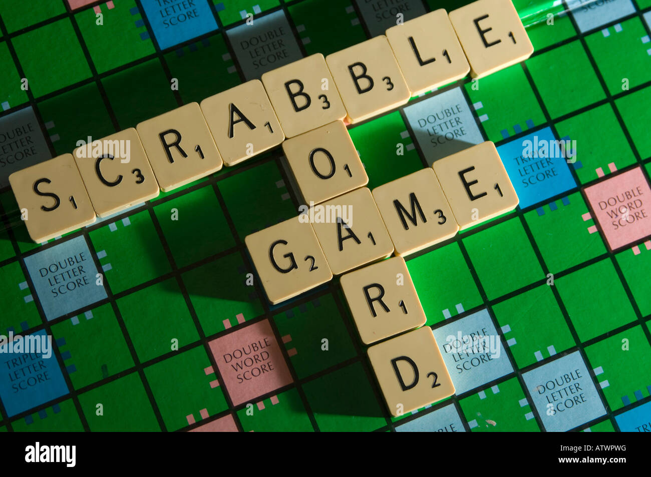 Scrabble the classic board word game tiles Stock Photo - Alamy