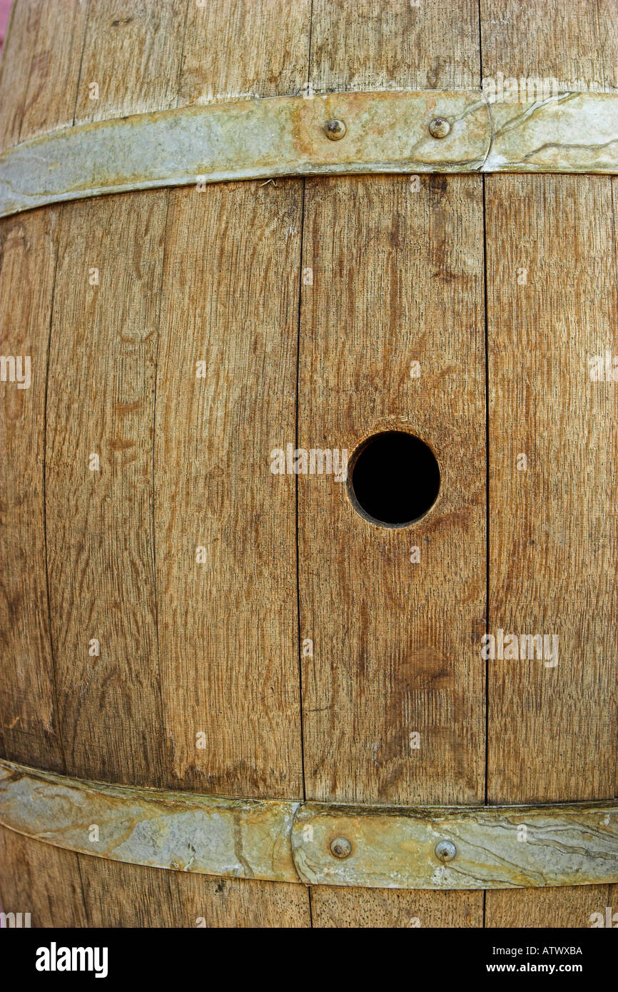 An empty wine barrel Stock Photo Alamy
