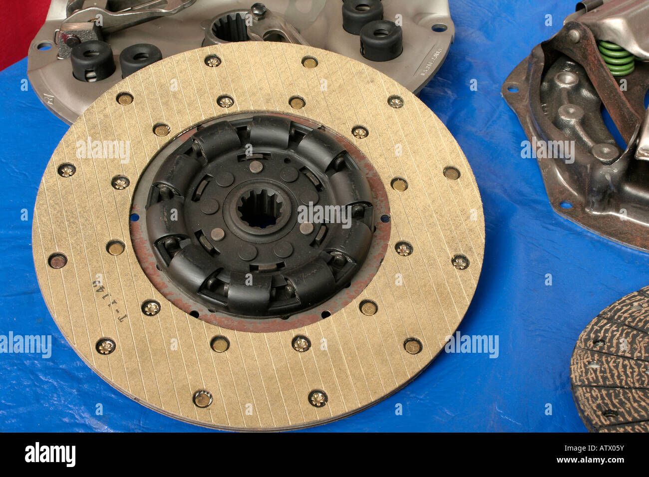 Clutch friction disc Stock Photo Alamy