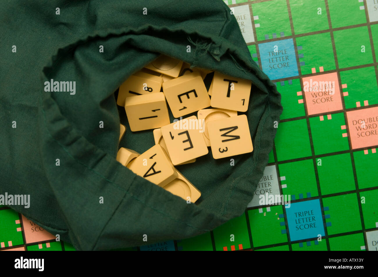 Scrabble the classic board game Stock Photo Alamy