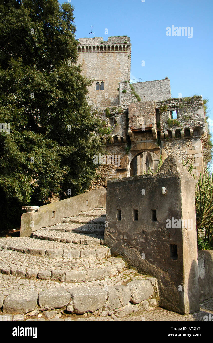 Caetani castle Sermoneta Lazio Italy Stock Photo