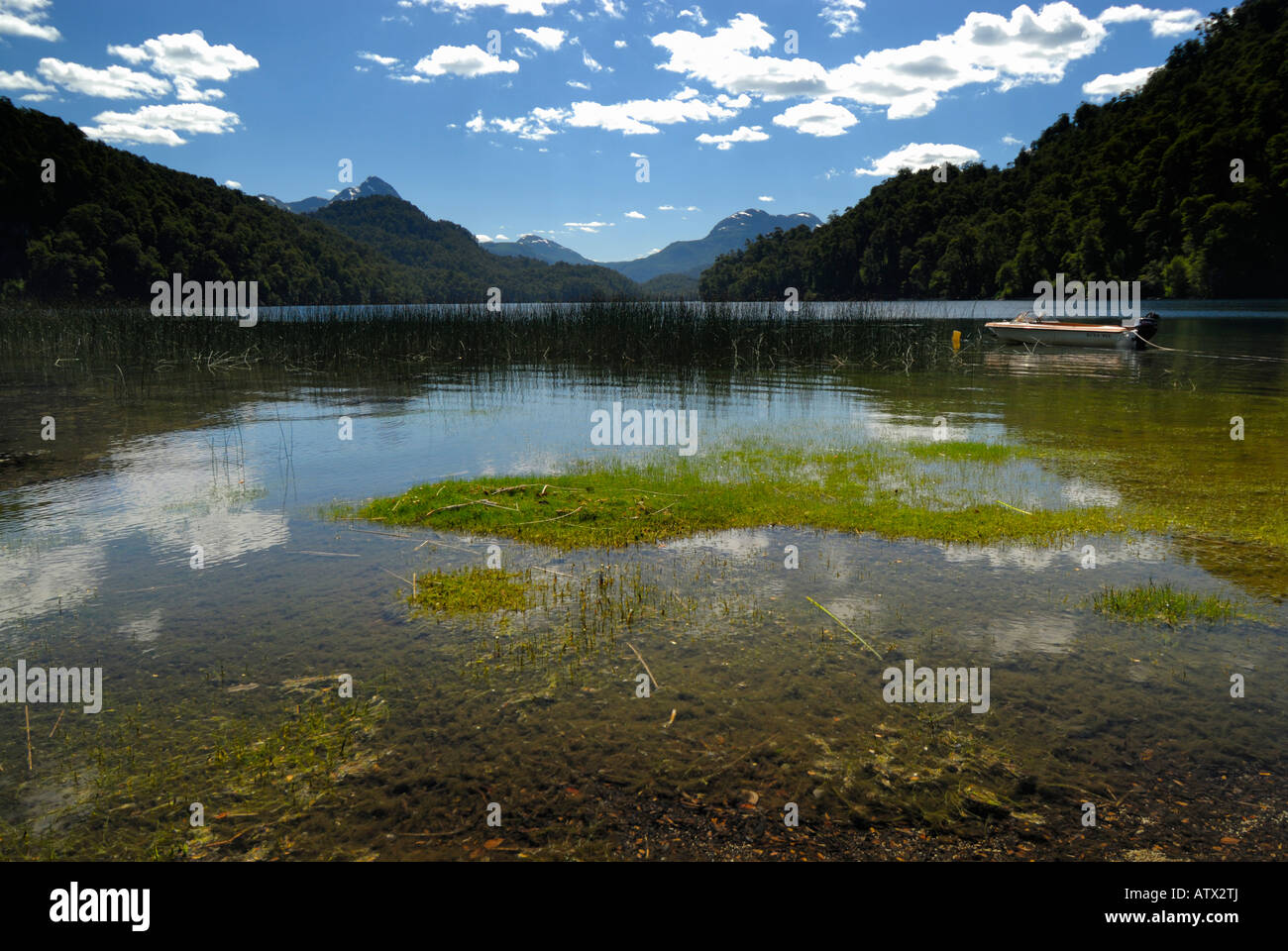 Lake Espejo Chico, Nahuel Huapi National Park, Neuquen, Argentina, South America Stock Photo