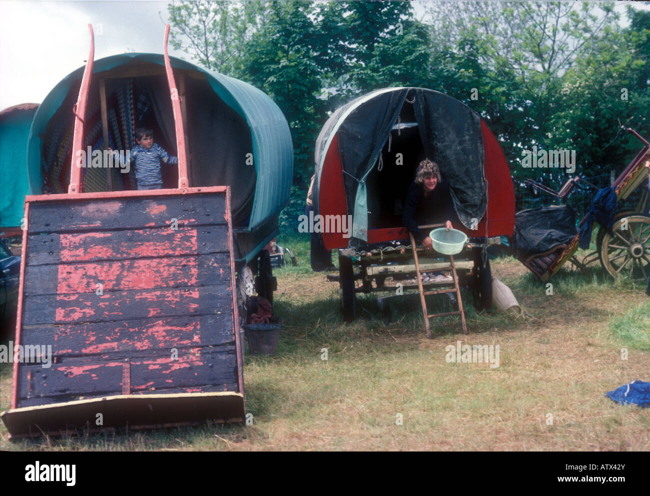 Irish Tinker site near Galway, Ireland Stock Photo Alamy