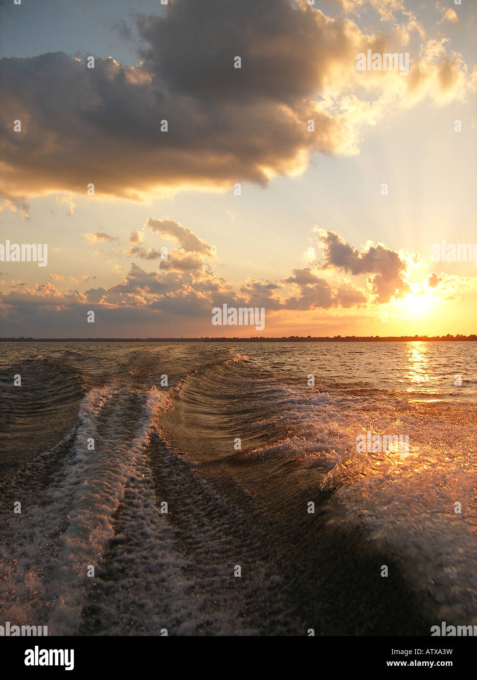 AJD59697, sunset, Lake Champlain, St Albans, VT, Vermont Stock Photo Alamy