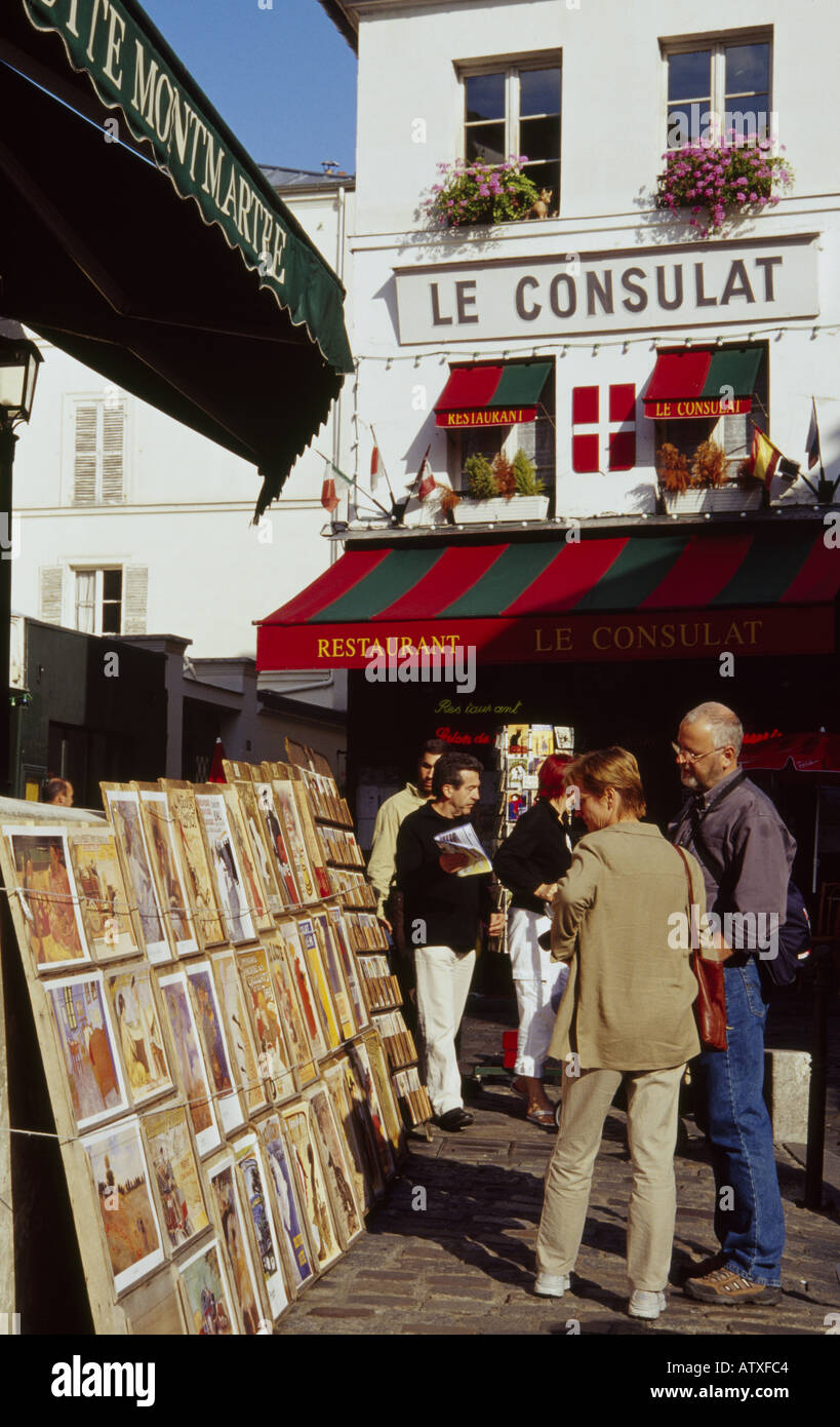 Montmartre Paris France Stock Photo