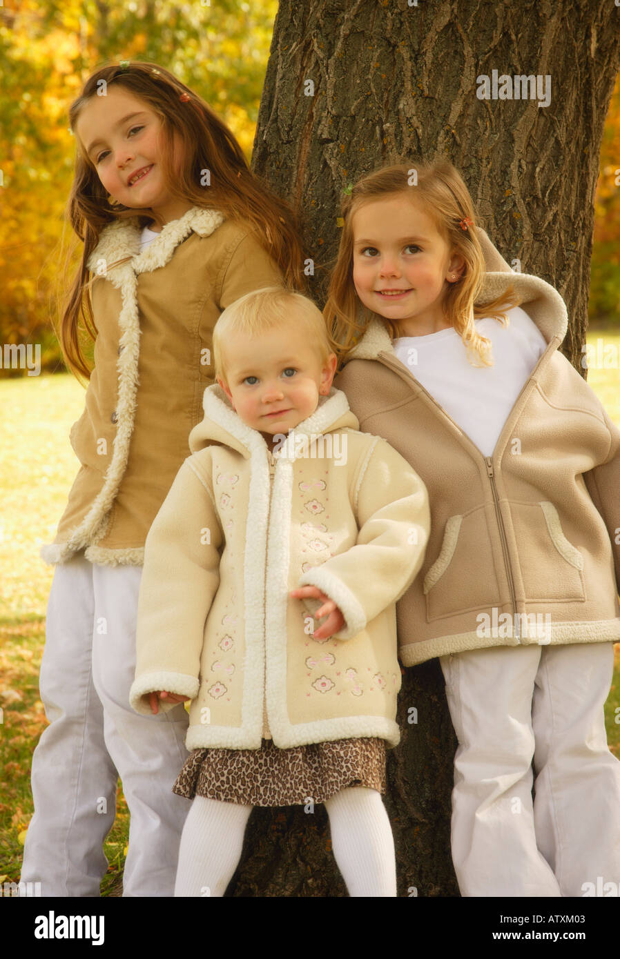 A group of three girls Stock Photo - Alamy