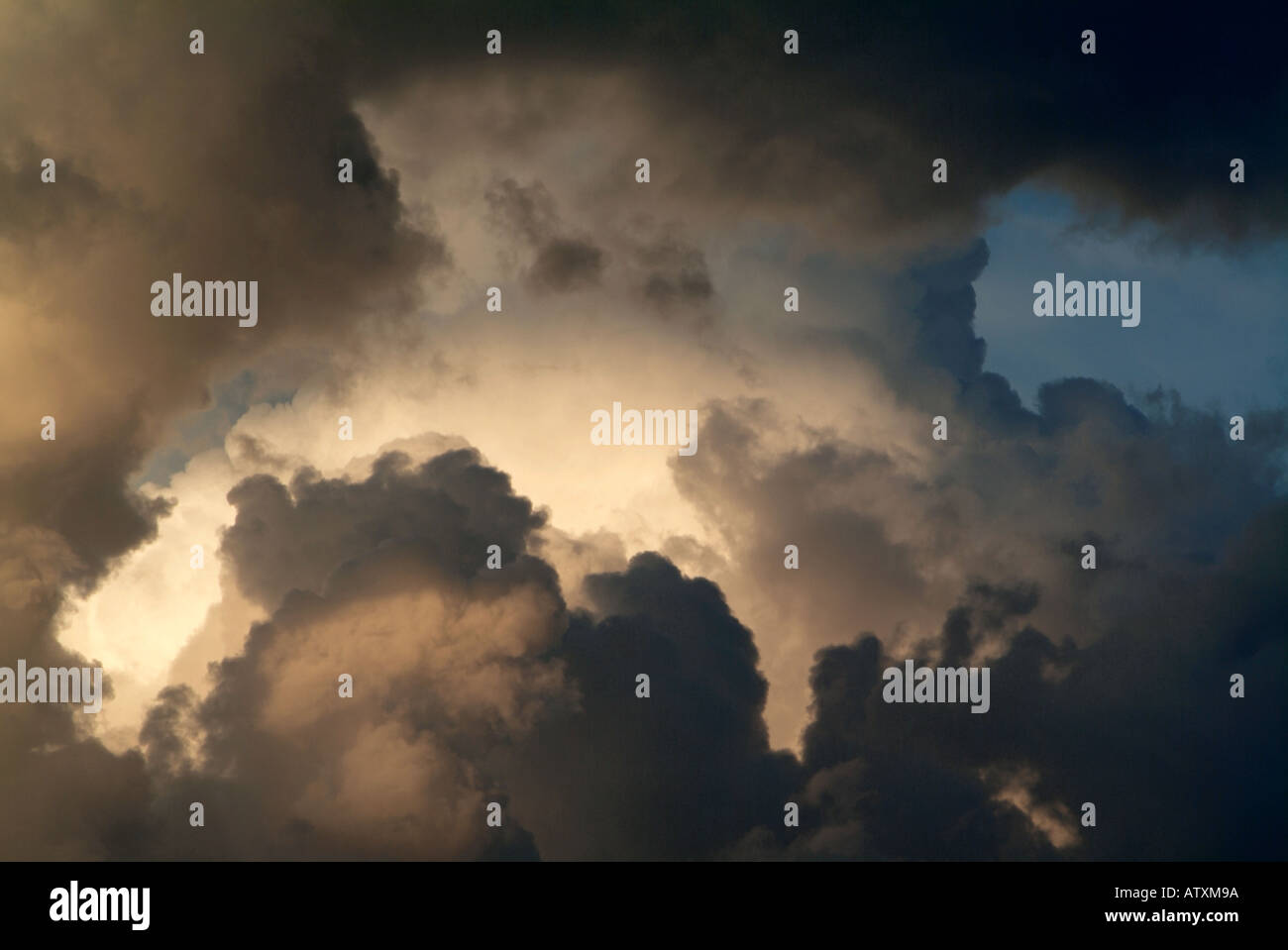 Dramatic Clouds Stock Photo