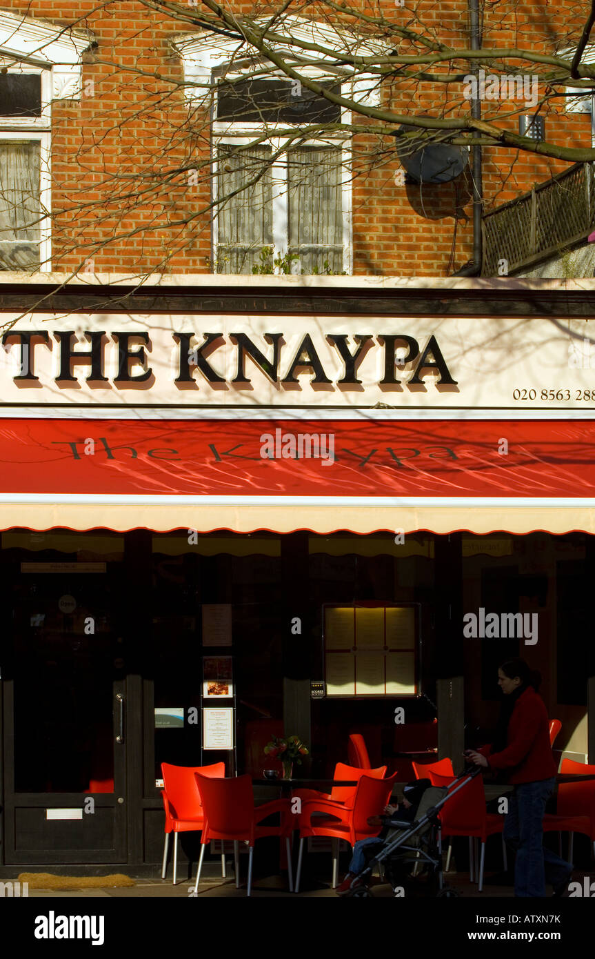 Polish restaurant KNAYPA on King s Street Hammersmith W6 London United Kingdom Stock Photo