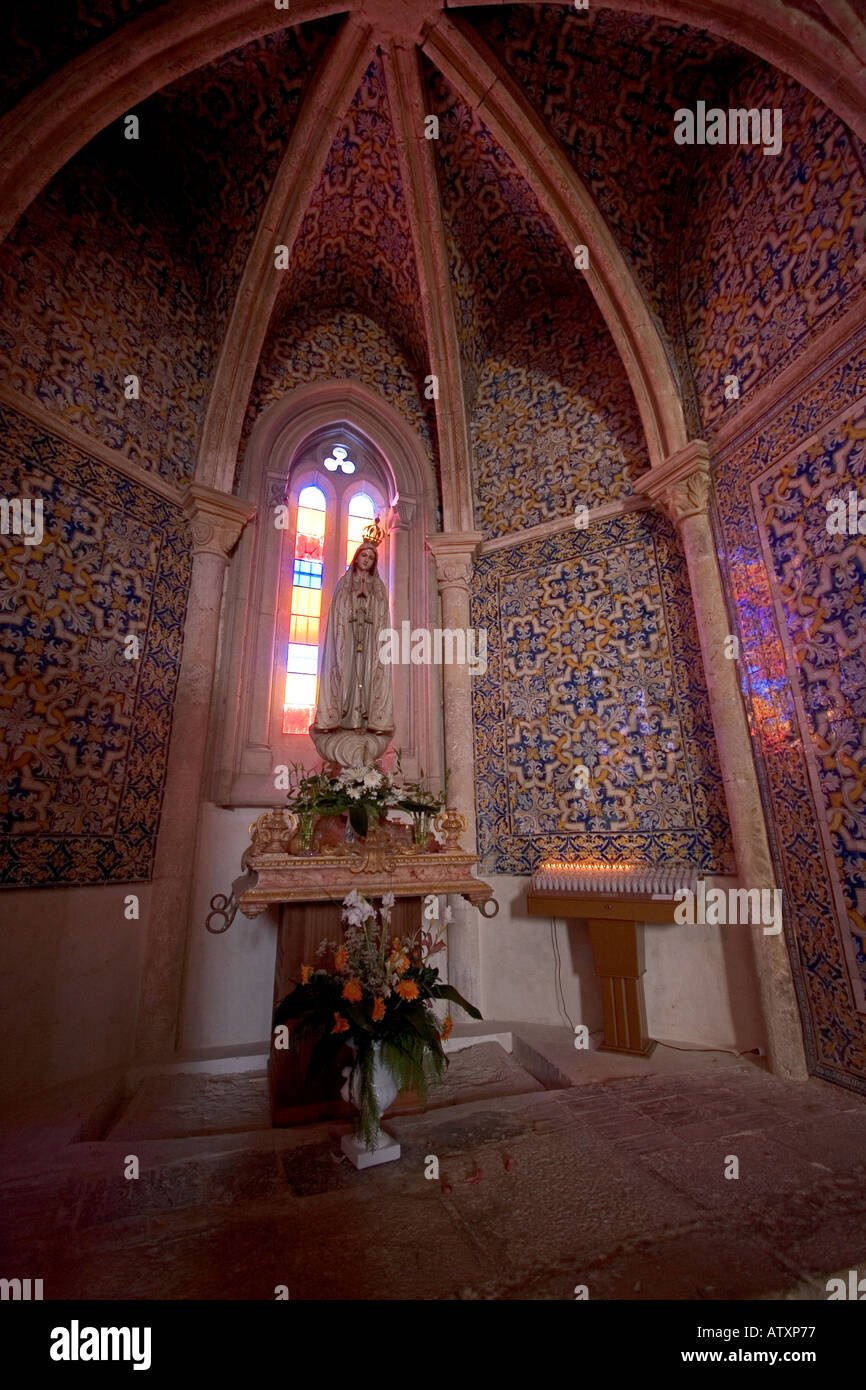 Cathedral Alter in Faro Portugal Stock Photo