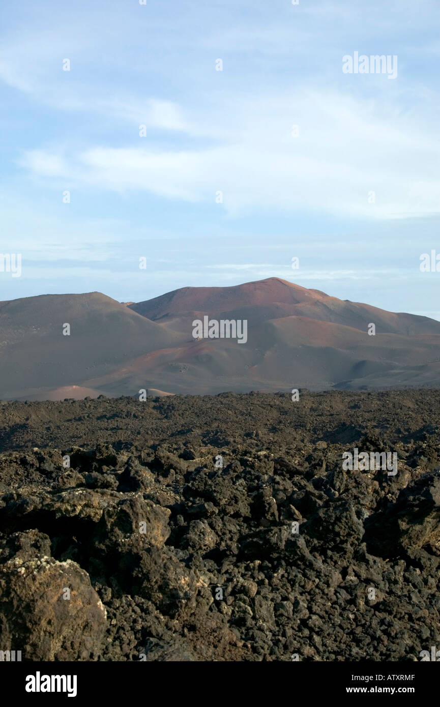 Entrance to park Parc Nacional de Timanfaya Stock Photo Alamy