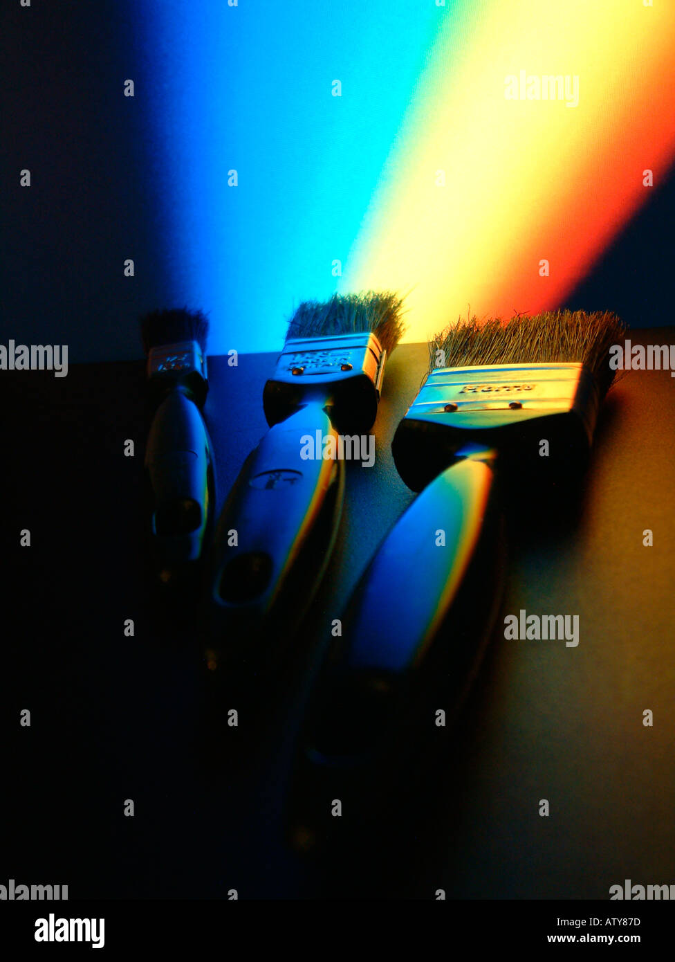 Paintbrushes diy decorating painter hires stock photography and images