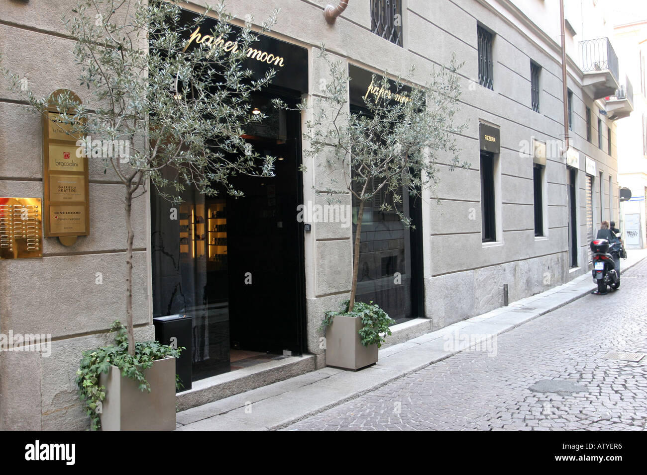 Paper moon restaurant bagutta street hi-res stock photography and
