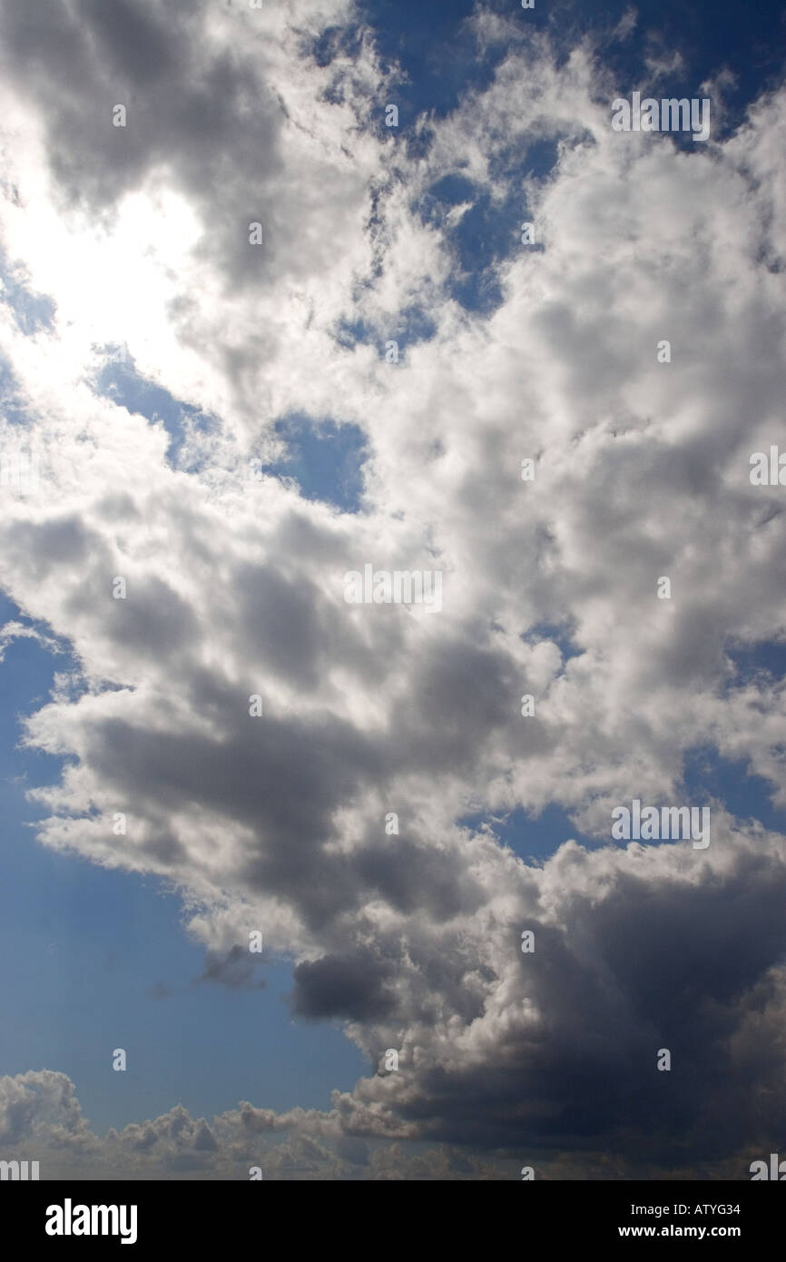 Clouds and Blue Sky Stock Photo