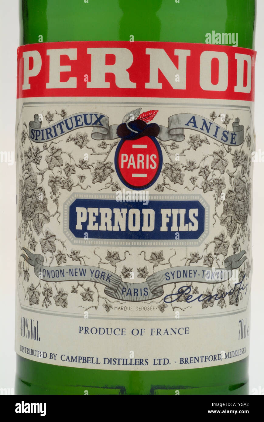 pernod spiritueux anise pastis france french Stock Photo