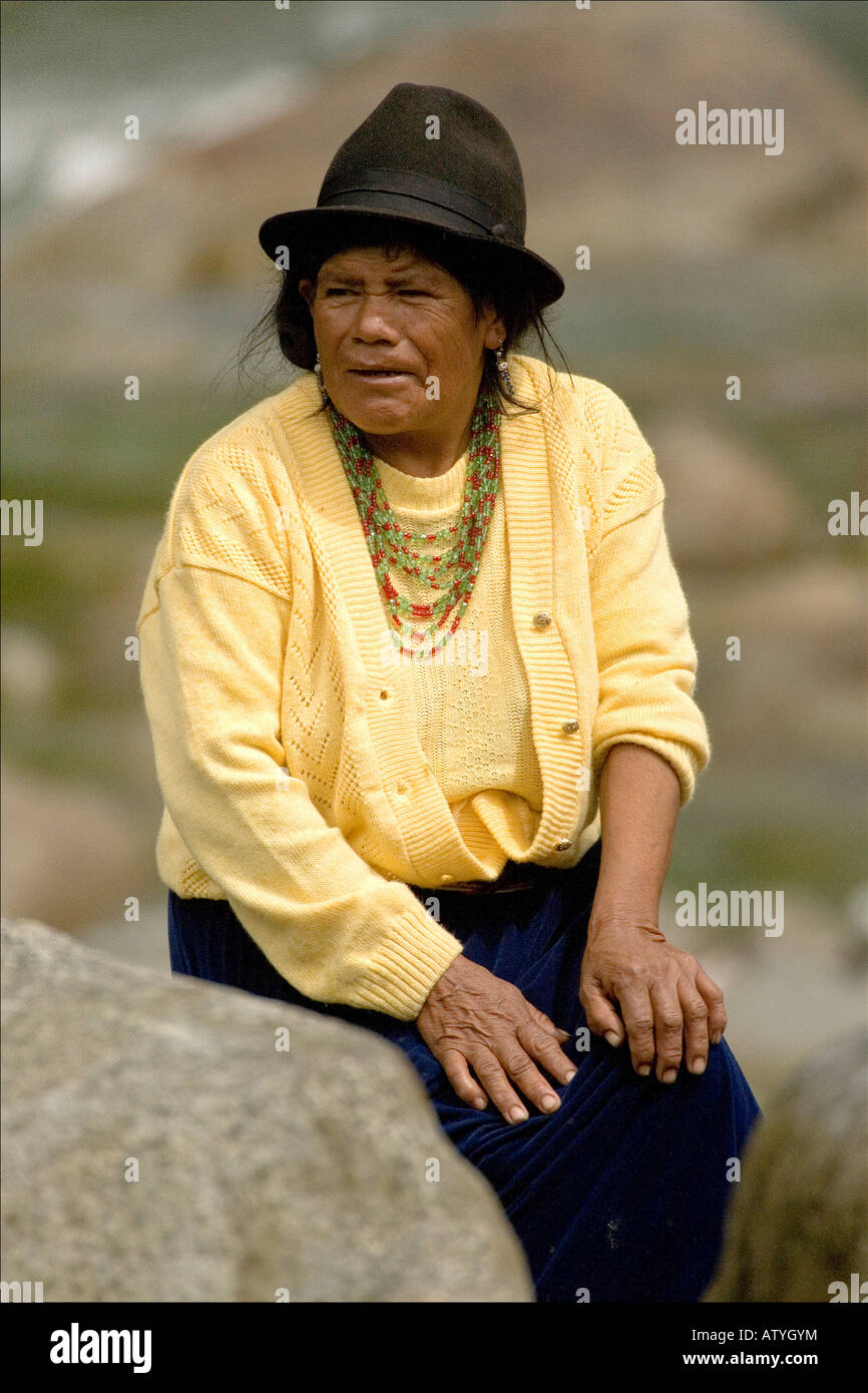 traditional costume with black hat 