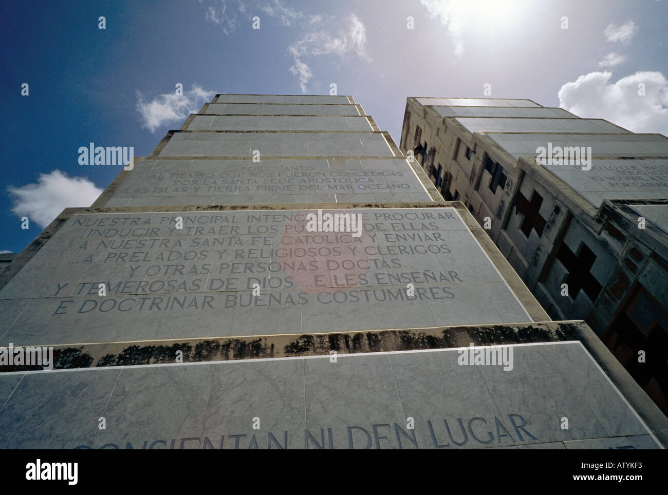 Faro a Colon in Santo Domingo. Stock Photo