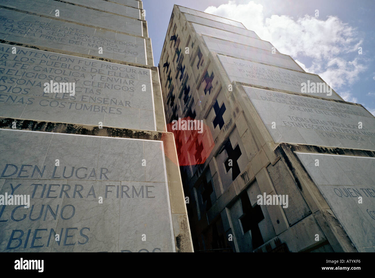 Faro a Colon in Santo Domingo. Stock Photo
