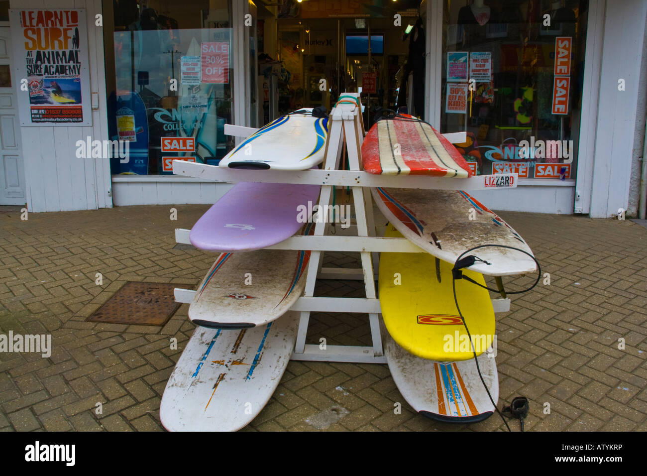 Surfboards for sale hires stock photography and images Alamy