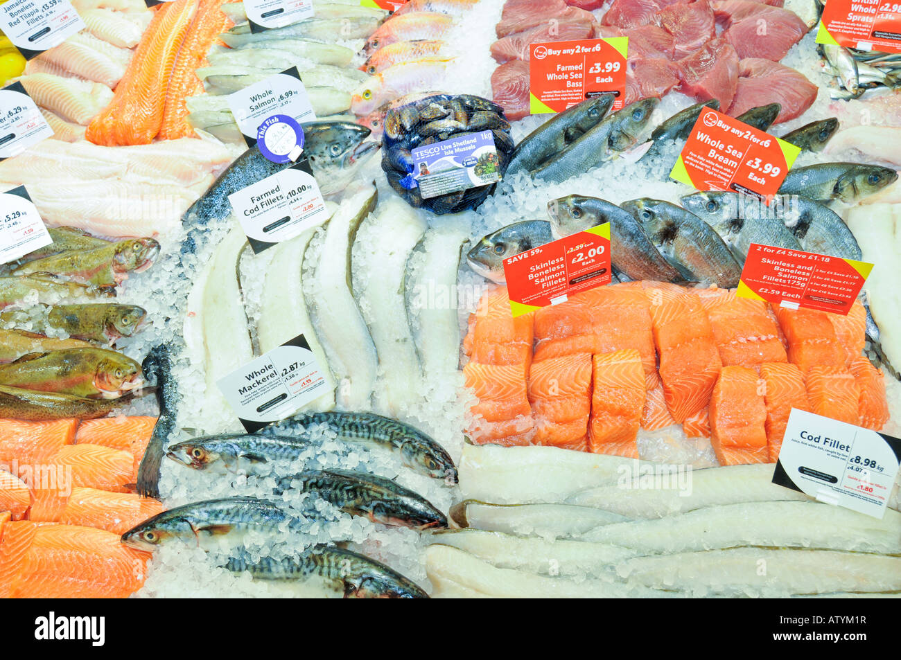 Fish supermarket hi-res stock photography and images - Alamy