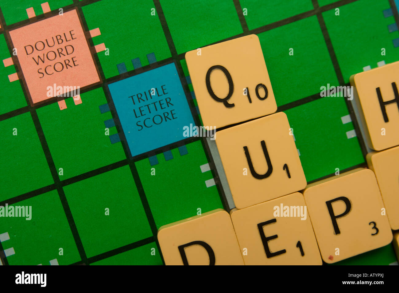 Scrabble the classic board game Stock Photo Alamy