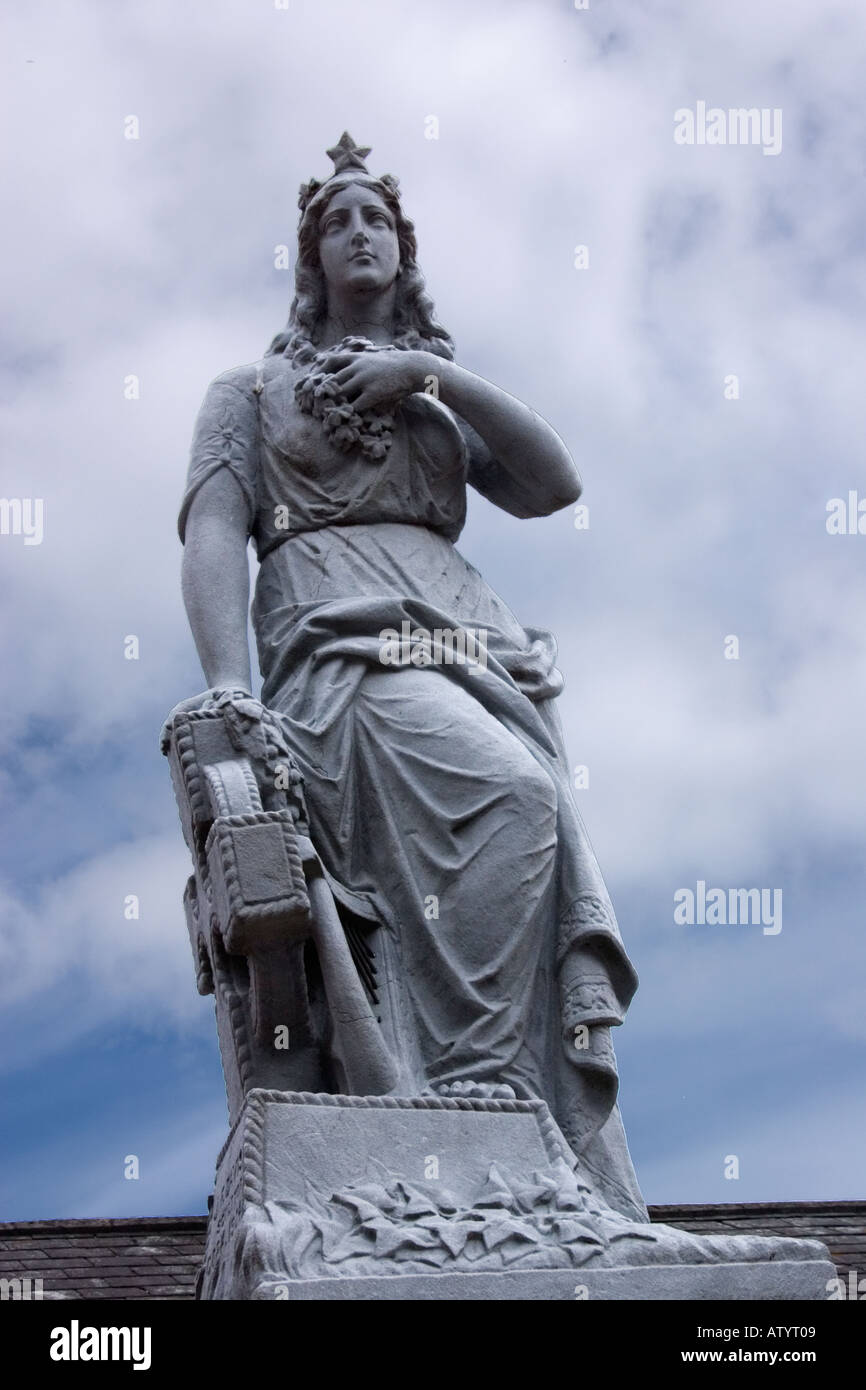 The Maid of Erin Statue in the Square in Skibbereen, County Cork, Ireland Stock Photo Alamy