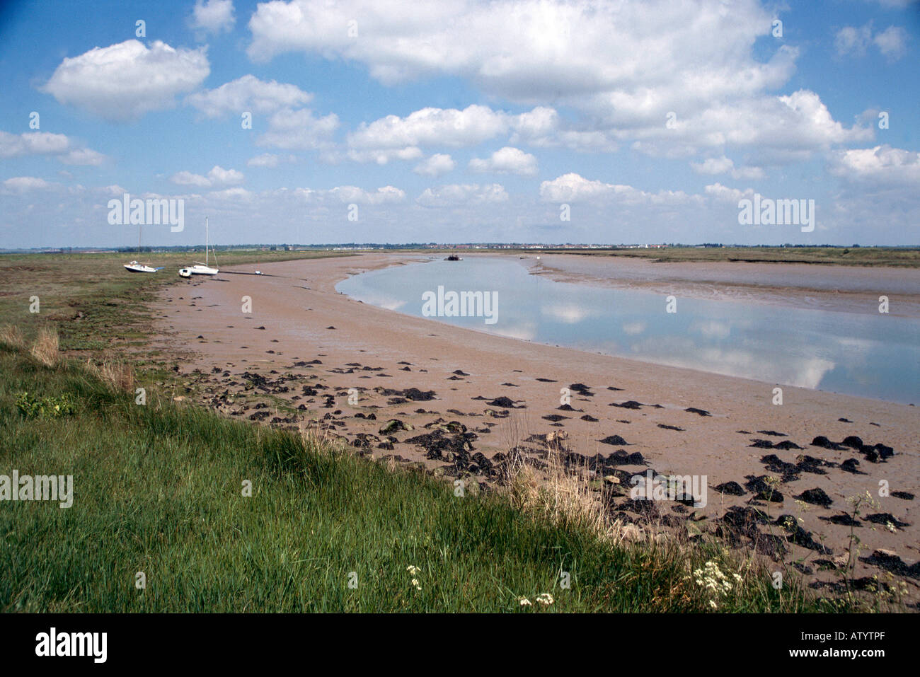 View across the River Roach at Paglesham Stock Photo Alamy