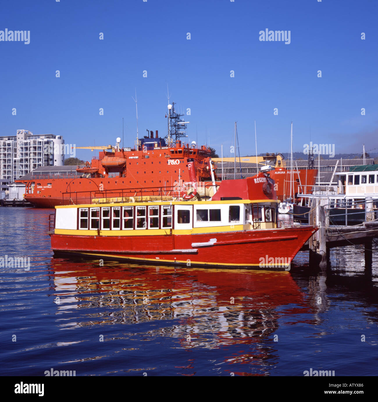 Tourist Boat, Harbour, Hobart, Tasmania, Australia Stock Photo Alamy