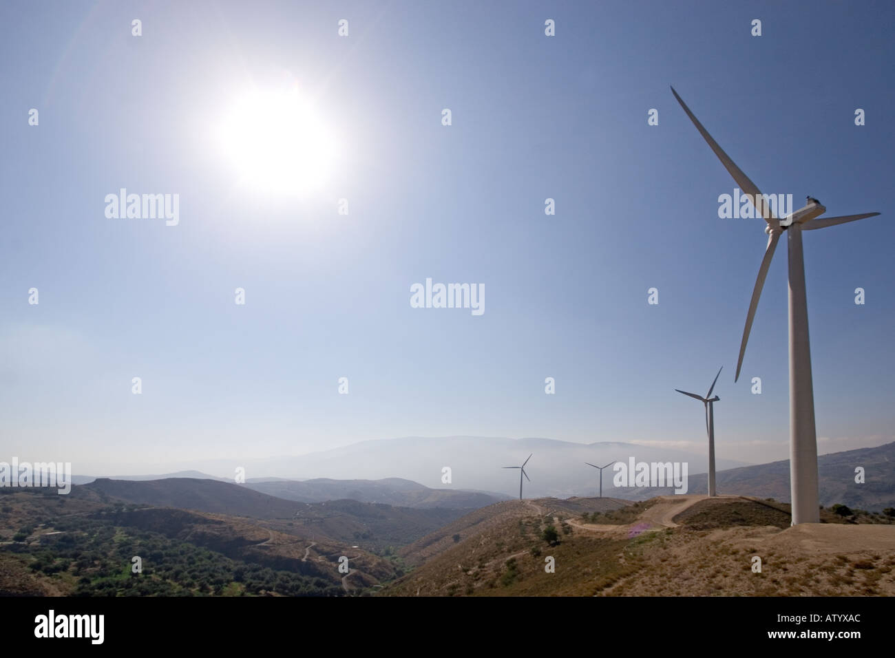 Wind Generators Spain Stock Photo