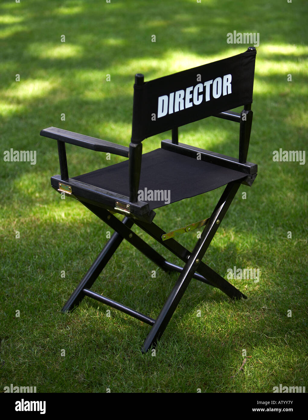 Directors chair Stock Photo