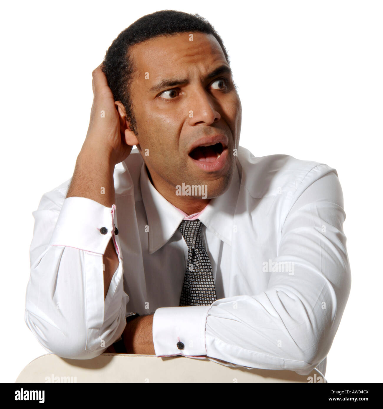 worried businessman Stock Photo