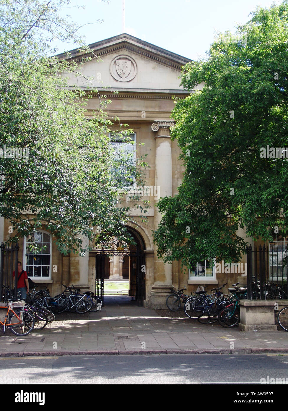 Emmanuel College Cambridge University Stock Photo