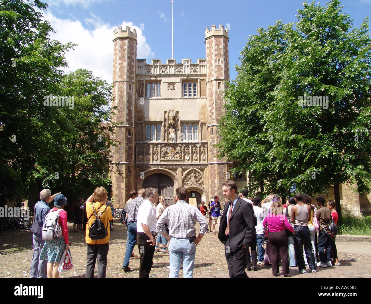 Trinity College Cambridge University Stock Photo