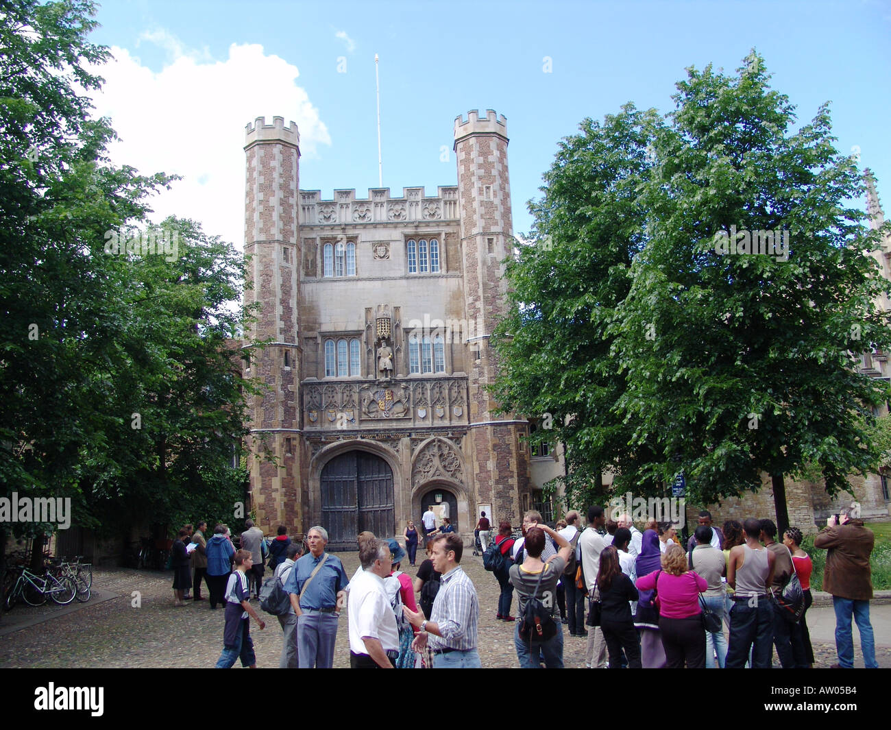Trinity College Cambridge University Stock Photo