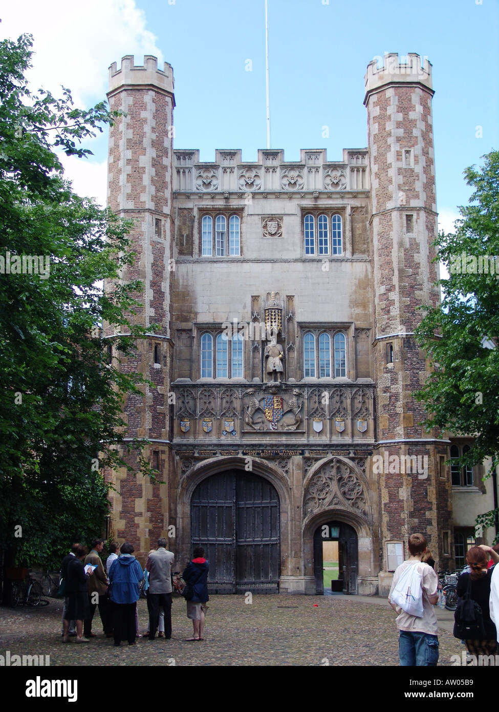 Trinity College Cambridge University Stock Photo