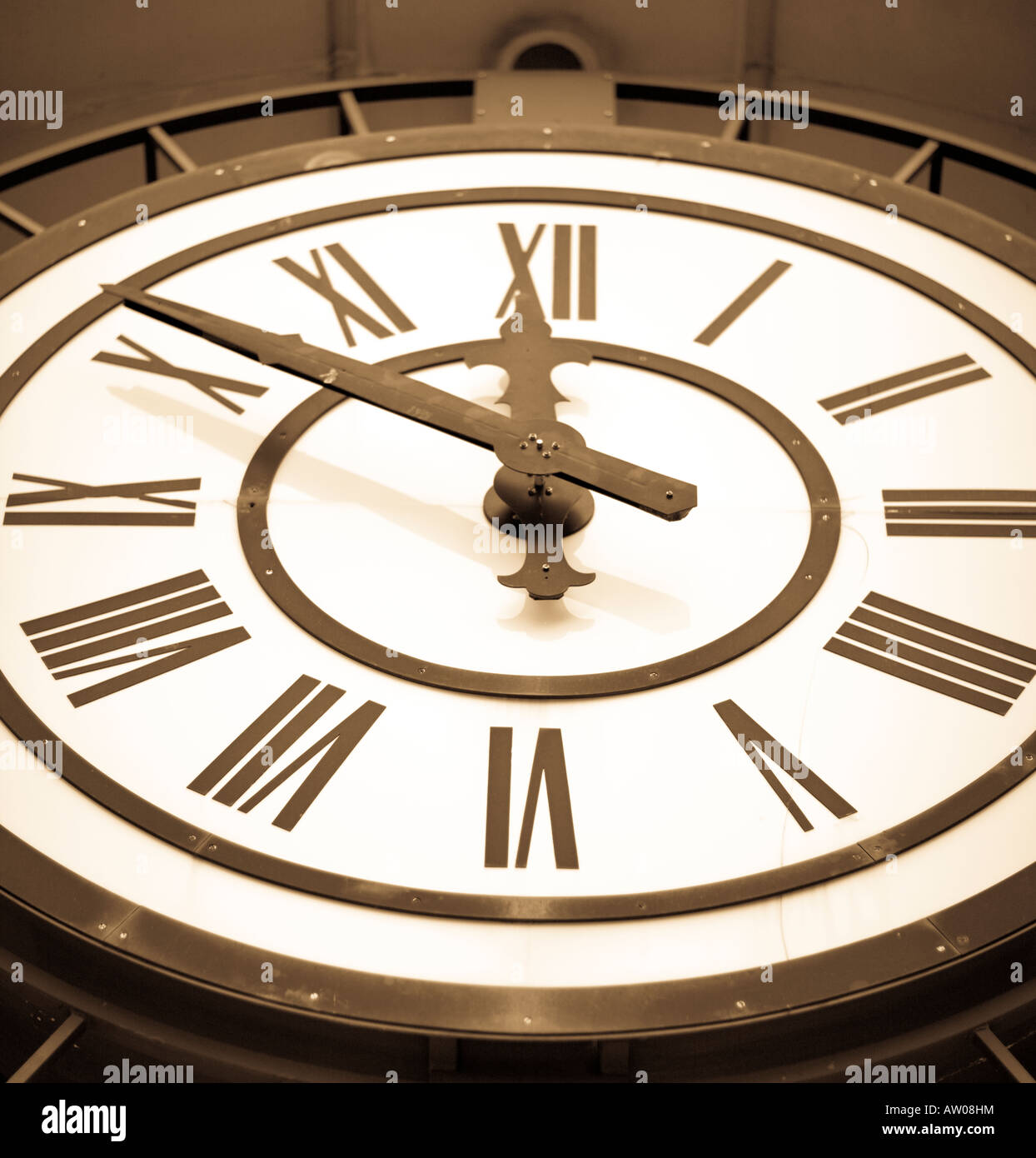 VIRGINIA USA clock face Stock Photo Alamy