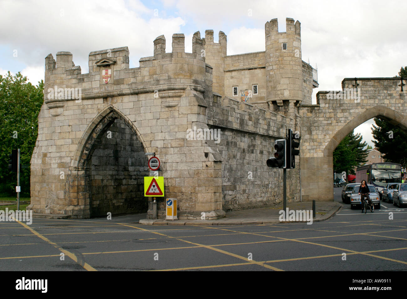 Walmgate Bar York Stock Photo Alamy