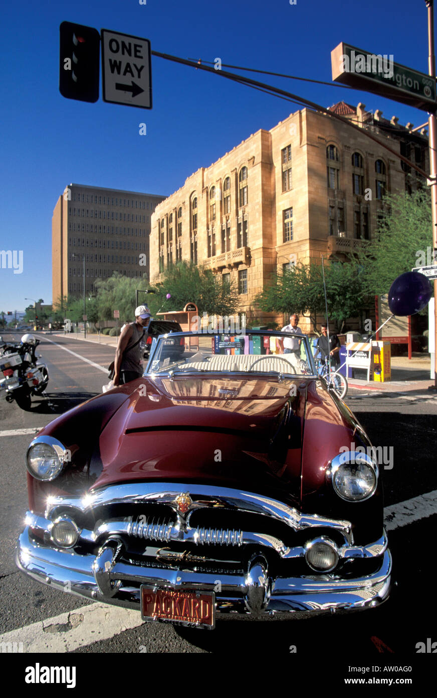Copper square Phoenix Arizona United States of America North America Stock Photo