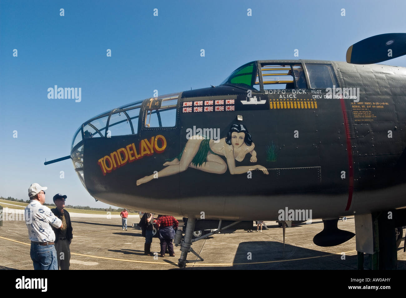 vintage world war 2 bomber B 25 Mitchell at Wings of Freedom Tour ...