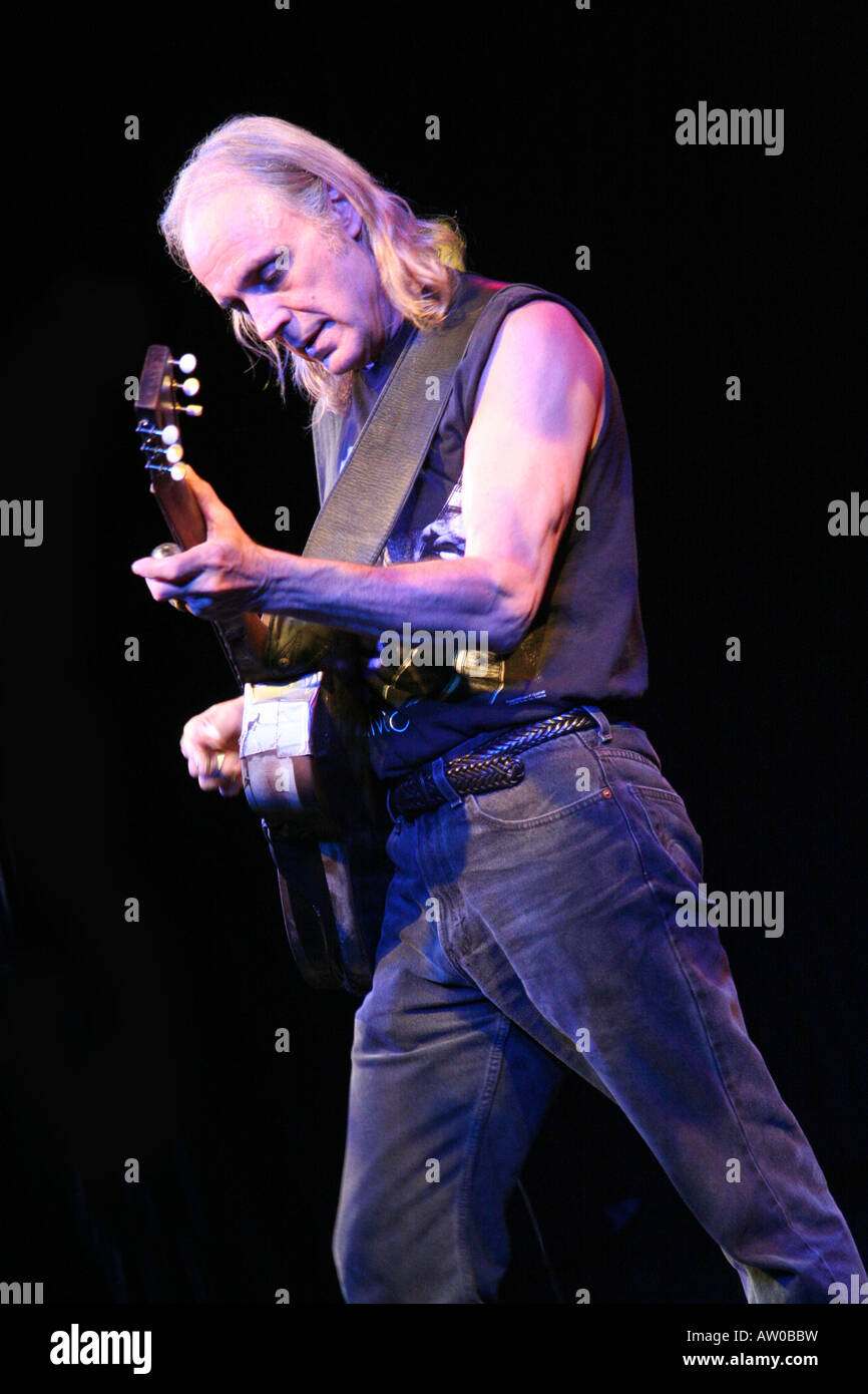 Delta Blues guitar player Kent DuChaine Stock Photo