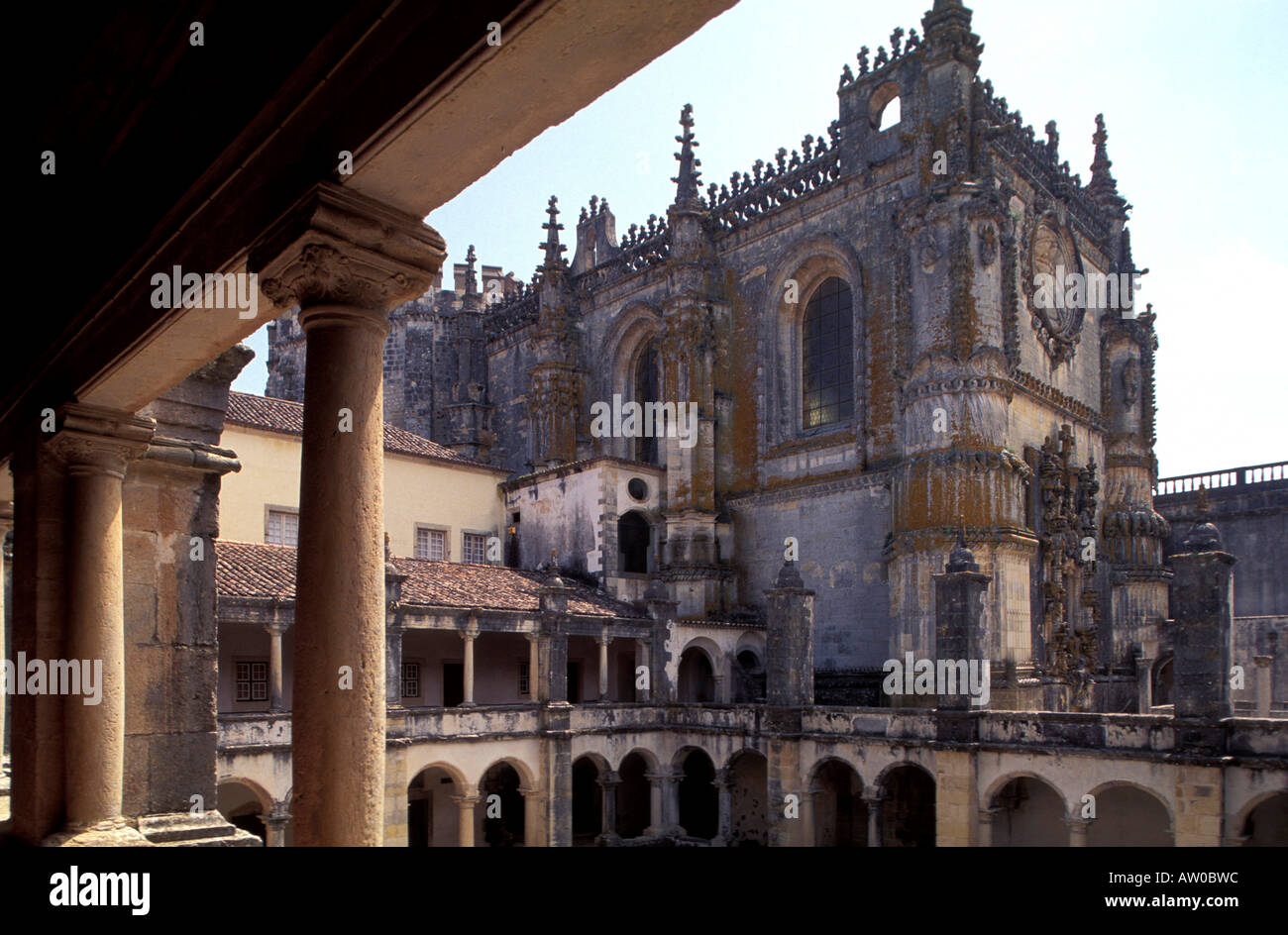Castle and Convent of the Order of Christ Thomar Portugal Europe Stock ...