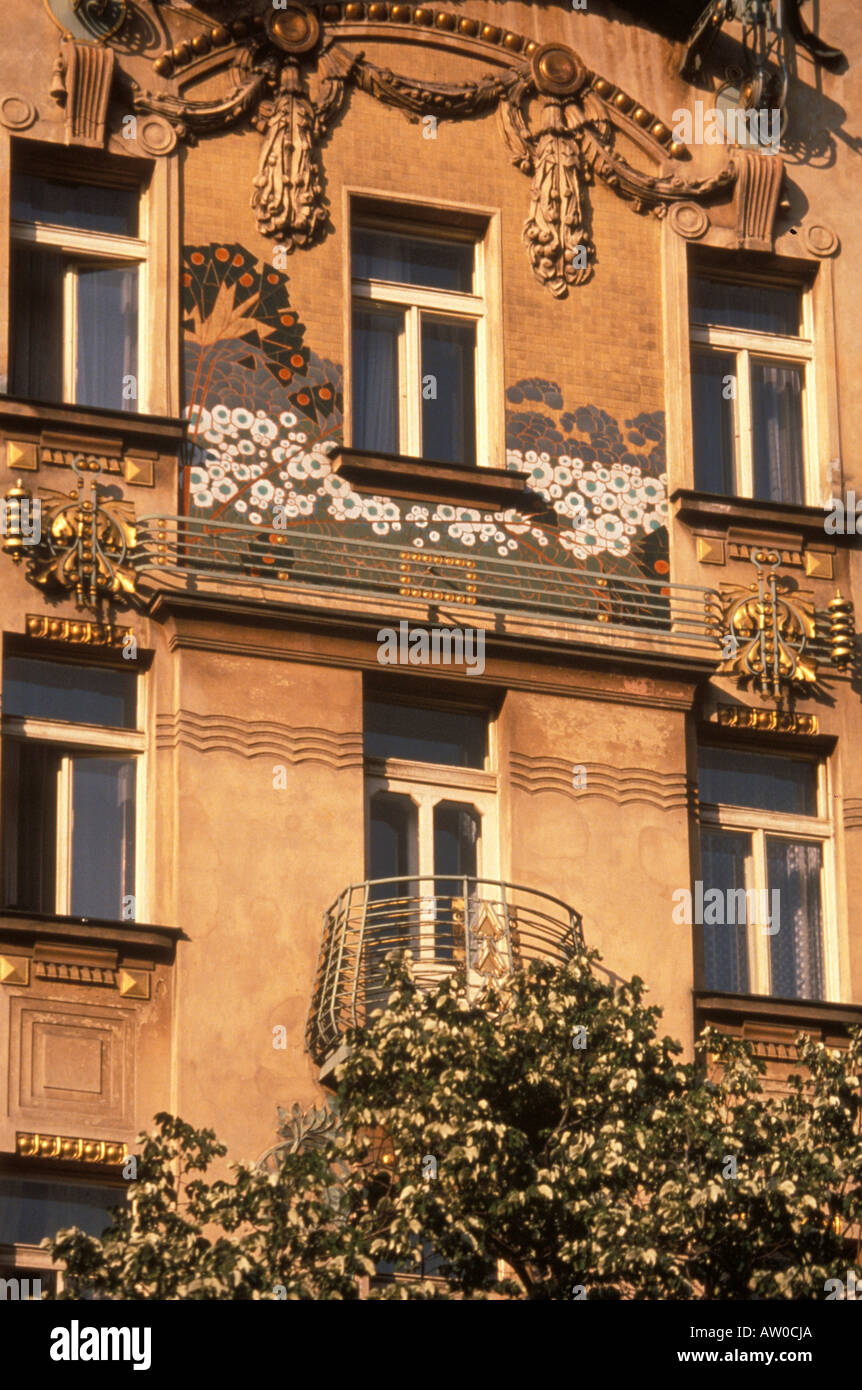 Hotel Europa Prague Czech Republic Europe Stock Photo - Alamy