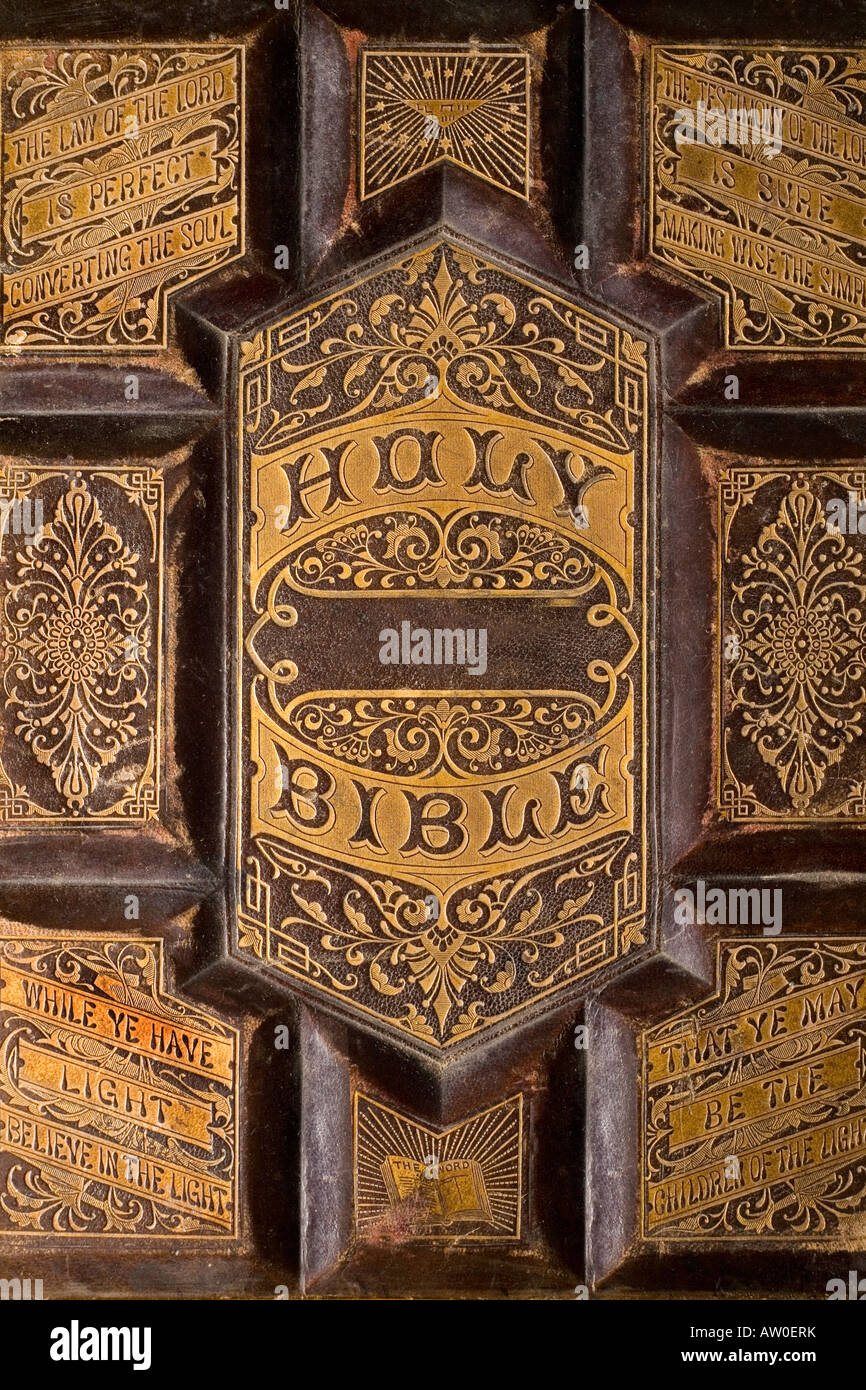 King james bible cover hi-res stock photography and images - Alamy
