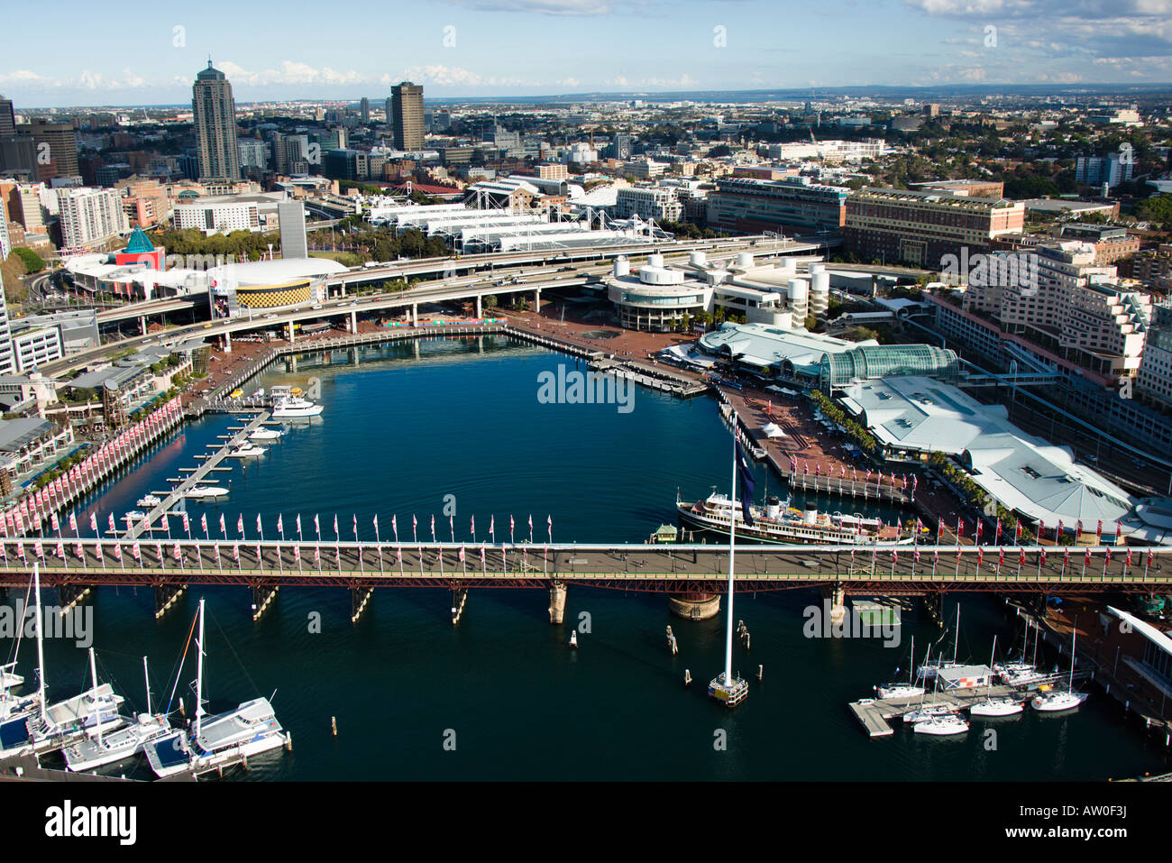 Darling harbor aerial hires stock photography and images Alamy